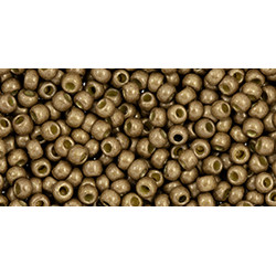 TOHO Round 11/0 Permafinish - Matte Galvanized Almond 250gr - TR-11-PF593F TOHO Round 11/0 Permafinish - Matte Galvanized Almond 250gr - TR-11-PF593F