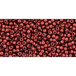 TOHO Round 11/0 HYBRID Metallic - Aurora Red 250gr - TR-11-YPS0012