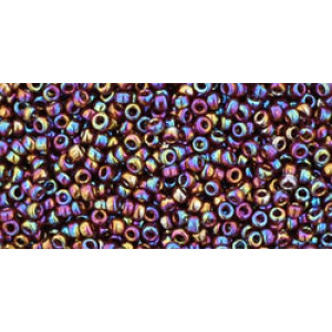 TOHO Round 15/0 Opaque-Rainbow Oxblood 100gr - TR-15-406