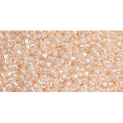TOHO Treasure 11/0 White-Lined Luster Lt Rosaline 100gr - TT-01-1033 TOHO Treasure 11/0 White-Lined Luster Lt Rosaline 100gr - TT-01-1033