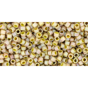 TOHO Treasure 11/0 Opaque-Rainbow-Frosted Khaki 100gr - TT-01-1627F