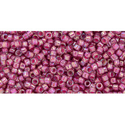TOHO Treasure 11/0 Bubble Gum-Lined Lt Amethyst Rainbow 100gr - TT-01-1821