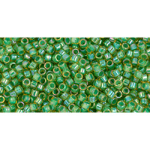 TOHO Treasure 11/0 Clover-Lined Lt Jonquil Rainbow 100gr - TT-01-1830