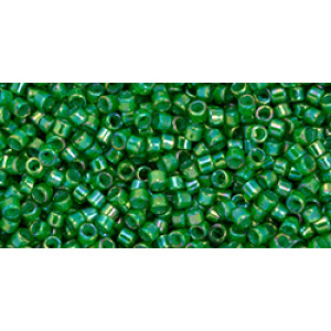 TOHO Treasure 11/0 Shamrock-Lined Peridot Rainbow 100gr - TT-01-1831