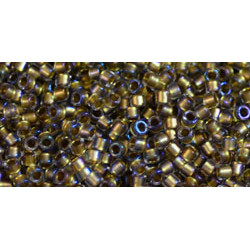 TOHO Treasure 11/0 Inside-Color Crystal/Gold-Lined 100gr - TT-01-262 TOHO Treasure 11/0 Inside-Color Crystal/Gold-Lined 100gr - TT-01-262