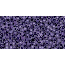 TOHO Treasure 11/0 Frosted Metallic Purple-Lined Crystal Rainbow 100gr - TT-01-265FM TOHO Treasure 11/0 Frosted Metallic Purple-Lined Crystal Rainbow 100gr - TT-01-265FM