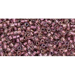 TOHO Treasure 11/0 Rose Gold-Lined Crystal Luster 100gr - TT-01-267 TOHO Treasure 11/0 Rose Gold-Lined Crystal Luster 100gr - TT-01-267