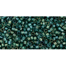 TOHO Treasure 11/0 Teal-Lined Crystal 100gr - TT-01-270F TOHO Treasure 11/0 Teal-Lined Crystal 100gr - TT-01-270F