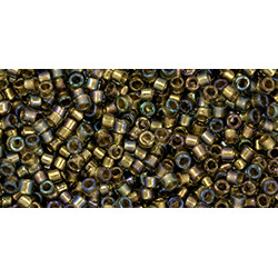 TOHO Treasure 11/0 Gold-Lined Luster Black Diamond 100gr - TT-01-271 TOHO Treasure 11/0 Gold-Lined Luster Black Diamond 100gr - TT-01-271