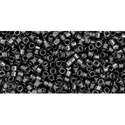 TOHO Treasure 11/0 Gunmetal-Lined Crystal Luster 100gr - TT-01-282 TOHO Treasure 11/0 Gunmetal-Lined Crystal Luster 100gr - TT-01-282
