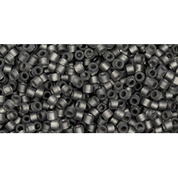 TOHO Treasure 11/0 Frosted Gunmetal-Lined Crystal Luster 100gr - TT-01-282FM TOHO Treasure 11/0 Frosted Gunmetal-Lined Crystal Luster 100gr - TT-01-282FM