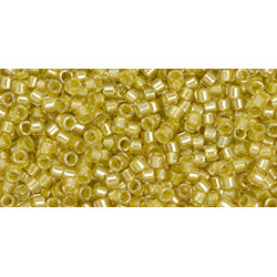 TOHO Treasure 11/0 Gold-Lined Lt Topaz Luster 100gr - TT-01-295 TOHO Treasure 11/0 Gold-Lined Lt Topaz Luster 100gr - TT-01-295