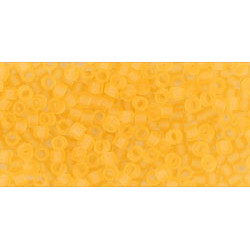 TOHO Treasure 11/0 Transparent-Frosted Lt Topaz 100gr - TT-01-2F