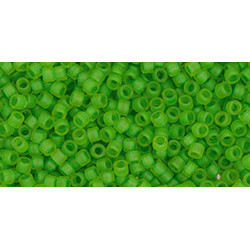 TOHO Treasure 11/0 Frosted Shamrock-Lined Jonquil 100gr - TT-01-306FM TOHO Treasure 11/0 Frosted Shamrock-Lined Jonquil 100gr - TT-01-306FM