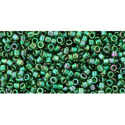 TOHO Treasure 11/0 Gold-Lustered Emerald 100gr - TT-01-322 TOHO Treasure 11/0 Gold-Lustered Emerald 100gr - TT-01-322