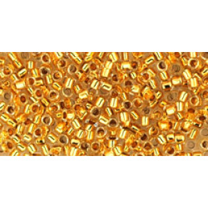 TOHO Treasure 11/0 24K Gold-Lined Crystal 100gr - TT-01-701