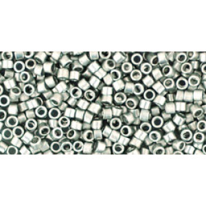 TOHO Treasure 11/0 Metallic Frosted Silver 100gr - TT-01-714F