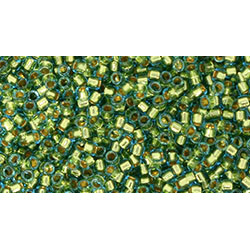 TOHO Treasure 11/0 Gold-Lined Lt Aqua 100gr - TT-01-755 TOHO Treasure 11/0 Gold-Lined Lt Aqua 100gr - TT-01-755