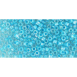 TOHO Treasure 11/0 Inside-Color Rainbow Crystal/Blue Turquoise-Lined 100gr - TT-01-787 TOHO Treasure 11/0 Inside-Color Rainbow Crystal/Blue Turquoise-Lined 100gr - TT-01-787