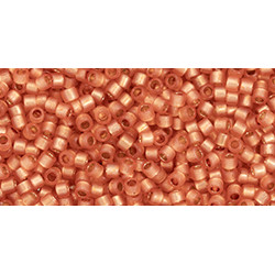 TOHO Treasure 11/0 PermaFinish Translucent Silver-Lined Grapefruit 100gr - TT-01-PF2112