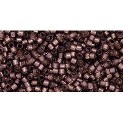 TOHO Treasure 11/0 PermaFinish Translucent Silver-Lined Nutmeg 100gr - TT-01-PF2114