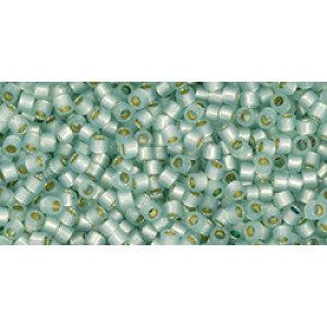 TOHO Treasure 11/0 PermaFinish Translucent Silver-Lined Lt Aqua 100gr - TT-01-PF2116