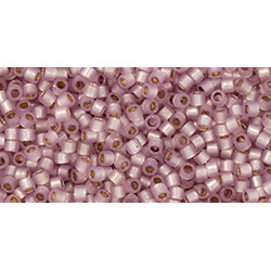 TOHO Treasure 11/0 PermaFinish Translucent Silver-Lined Lt Amethyst 100gr - TT-01-PF2121