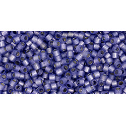 TOHO Treasure 11/0 PermaFinish Translucent Silver-Lined Indigo 100gr - TT-01-PF2123