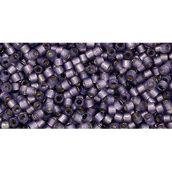 TOHO Treasure 11/0 PermaFinish Translucent Silver-Lined Tanzanite 100gr - TT-01-PF2124