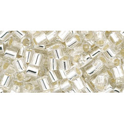 TOHO Treasure 8/0 Silver-Lined Crystal 100gr - TT-03-21