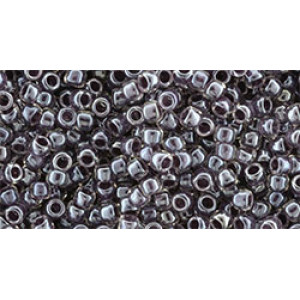TOHO Takumi Round 11/0 Inside-Color Crystal/Concord Grape-Lined 250gr - TTR-11-1064