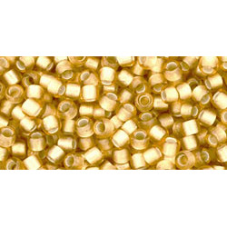 TOHO Takumi Round 11/0 Silver-Lined Frosted Lt Topaz 250gr - TTR-11-22F