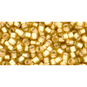 TOHO Takumi Round 11/0 Silver-Lined Frosted Lt Topaz 250gr - TTR-11-22F