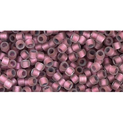 TOHO Takumi Round 11/0 Inside-Color Frosted Crystal/Rose Gold-Lined 250gr - TTR-11-267F
