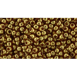 TOHO Takumi Round 11/0 Gold-Lustered Transparent Pink 250gr - TTR-11-421