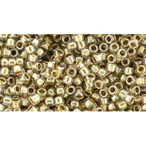 TOHO Takumi Round 11/0 Gold-Lined Crystal 250gr - TTR-11-989