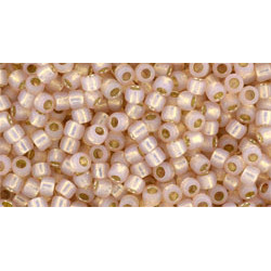 TOHO Takumi Round 11/0 PermaFinish - Silver-Lined Milky Peachy Pink 250gr - TTR-11-PF2126