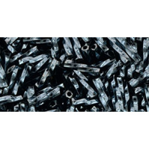 TOHO Twisted Bugle 9mm Metallic Hematite 250gr - TW-03-81
