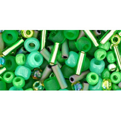 TOHO Multi-Shape/Color Mix Mix Wasabi- Green Mix 250gr - TX-01-3221