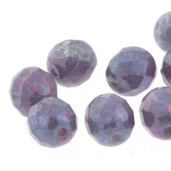 Fire Polish 4mm Nebula Chalk 40 Bds/St 10St/Bg