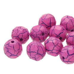 Fire Polish 6mm Ionic Pink/Blue-25Bd/St 8St/Bg