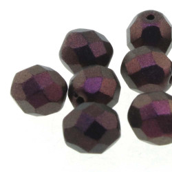 Fire Pol. 6mm Polychrome Purple Bronze 25Bd/St 8St/Bg