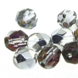 6mm Round Heliotrope 25 Bds Per Strand