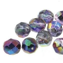 Fire Polish 6mm Magic Vlt- Grey 25 Bds/St 8St/Bg