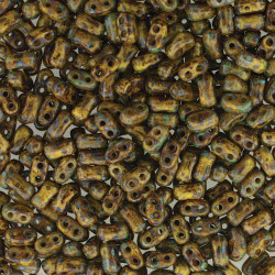 Bi-Bo 5.5X2.8mm Lemon Travertine Dark -100Gm/Bg