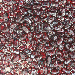 Bi-Bo 5.5X2.8mm Ruby Picasso -100Gm/Bg