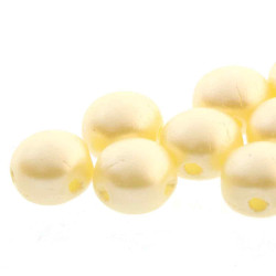 Candy 12mm Pastel Cream 12 Bds/St 5St/Bg
