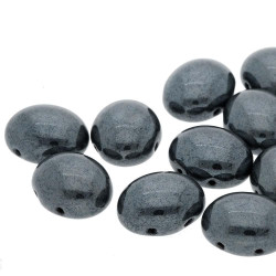 Candy Oval 10X12mm Gunmetal 150Pcs/Bag
