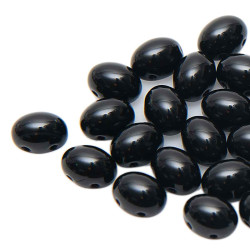 Candy Oval 10X12mm Black 150Pcs/Bag