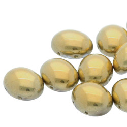 Candy Oval 6X8mm Crystal Amber 300Pcs/Bag